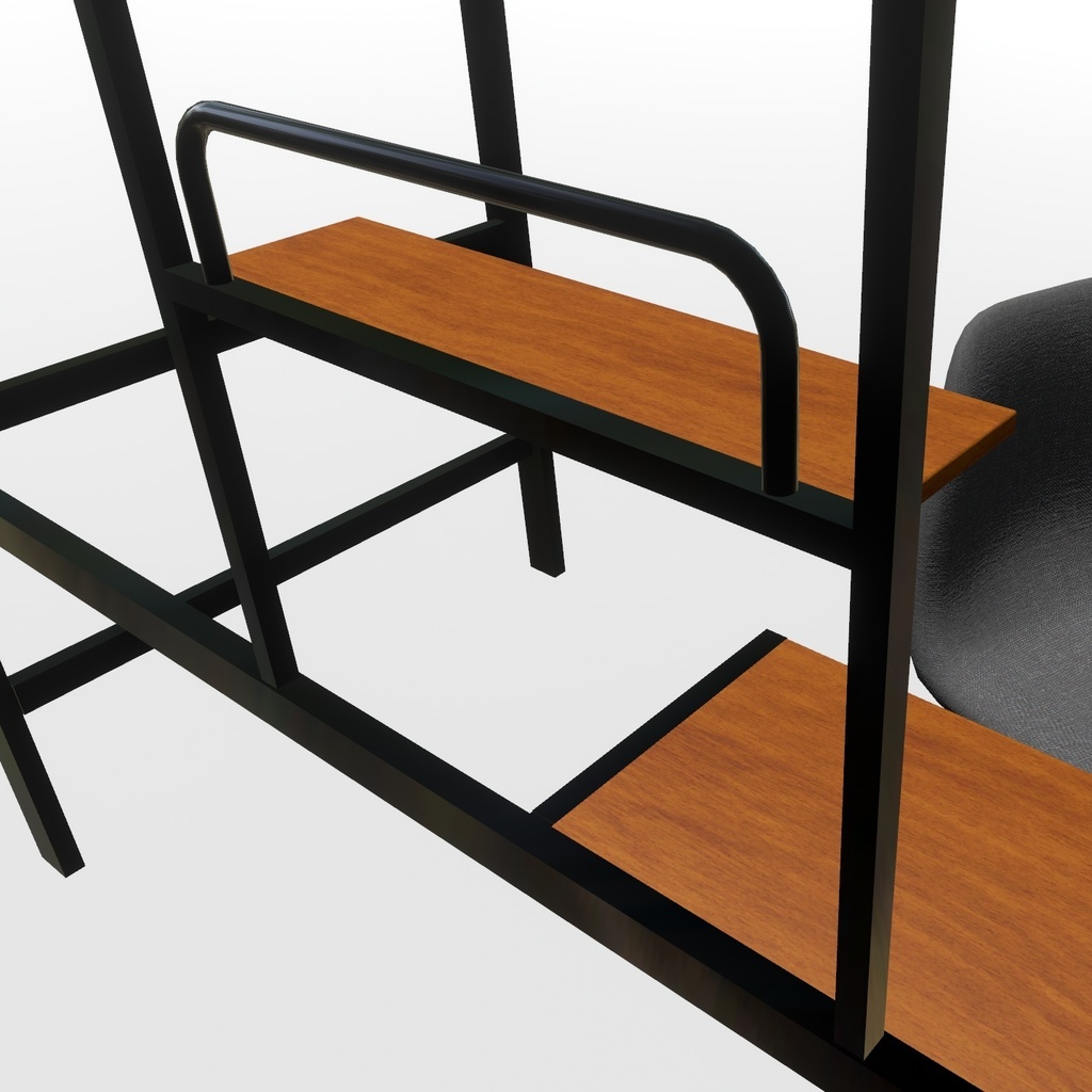 VRChat想定 ロフトベッド