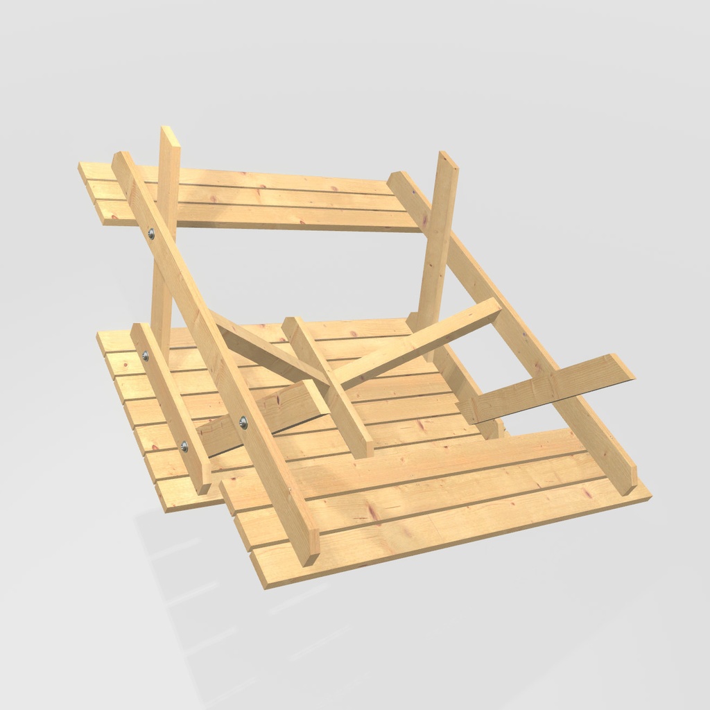 VRChat想定 アウトドアテーブル