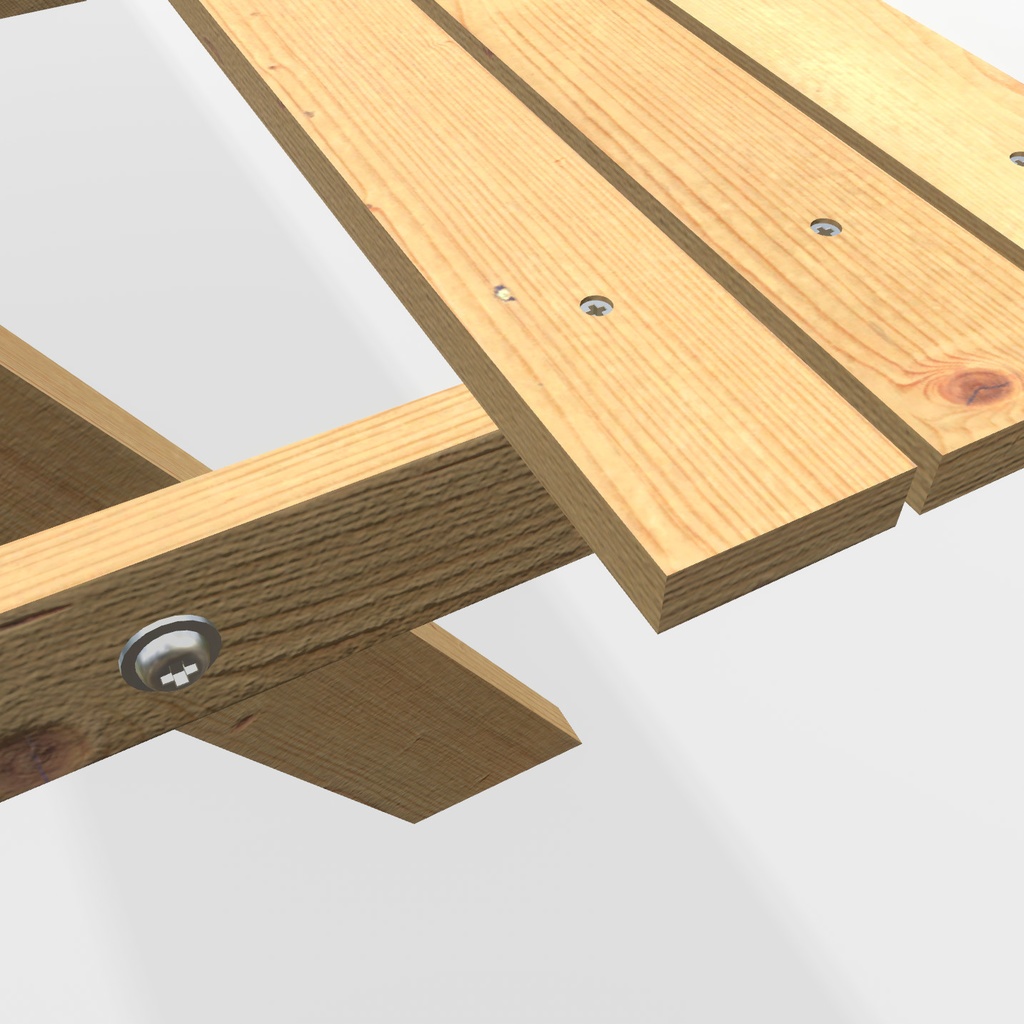 VRChat想定 アウトドアテーブル