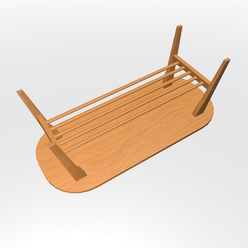 VRChat想定 ローテーブル