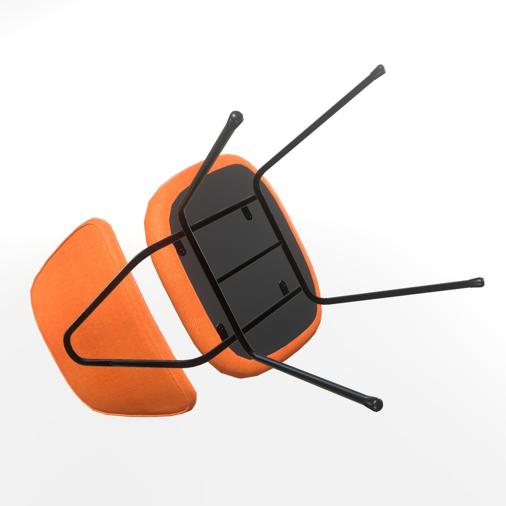 VRChat想定 テーブル&チェア(4色)