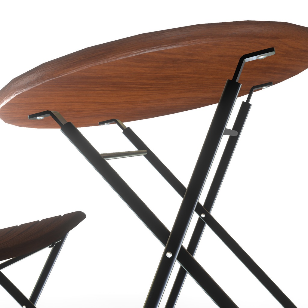 VRChat想定 カフェテーブルセット