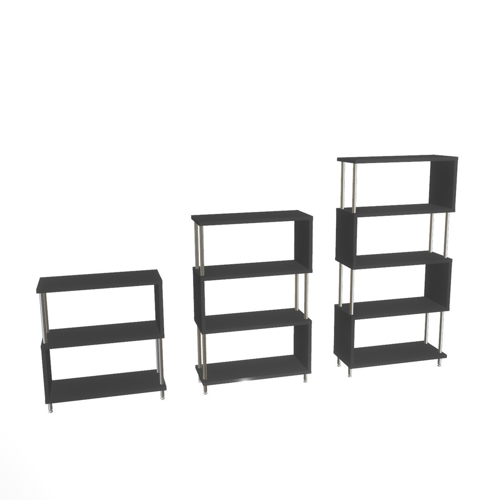 VRChat想定 S字オープンラック