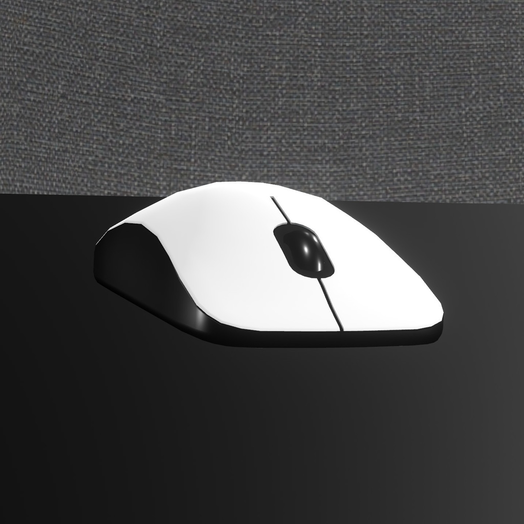 VRChat想定 デスク&チェア(オプション付き)