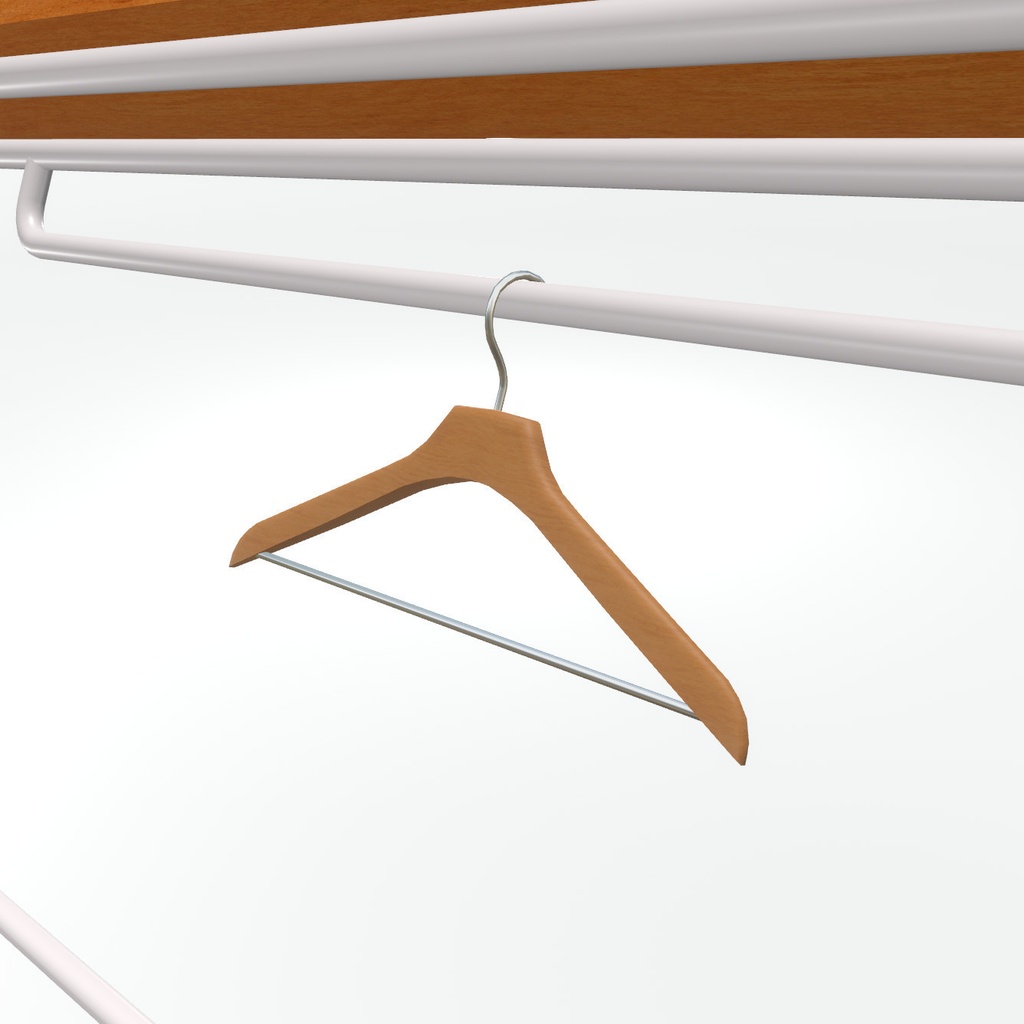 VRChat想定 ベッドフレーム(オプション付)