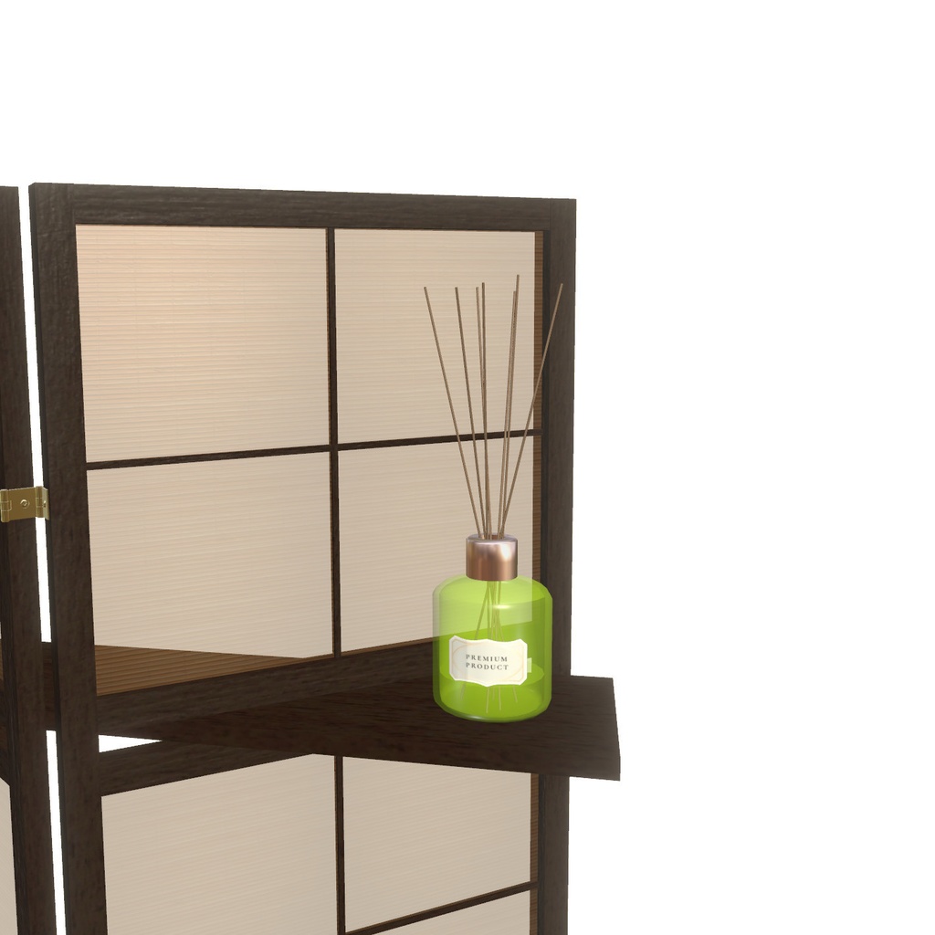 VRChat想定 パーテーション(和風)