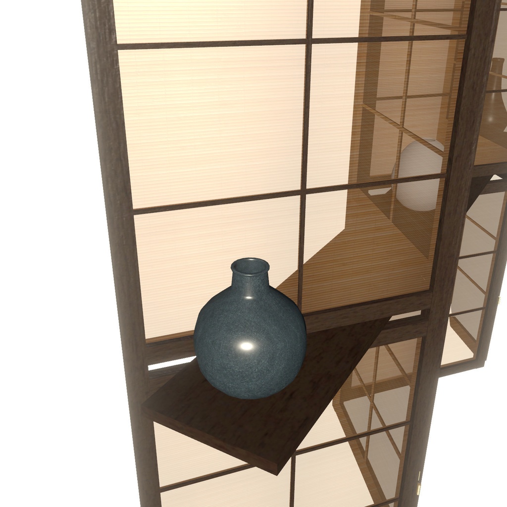 VRChat想定 パーテーション(和風)