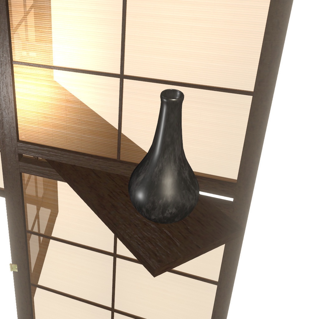 VRChat想定 パーテーション(和風)