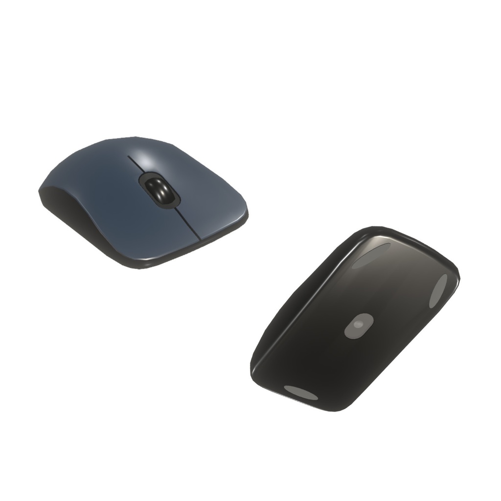 VRChat想定 コーナーデスク(オプション付)