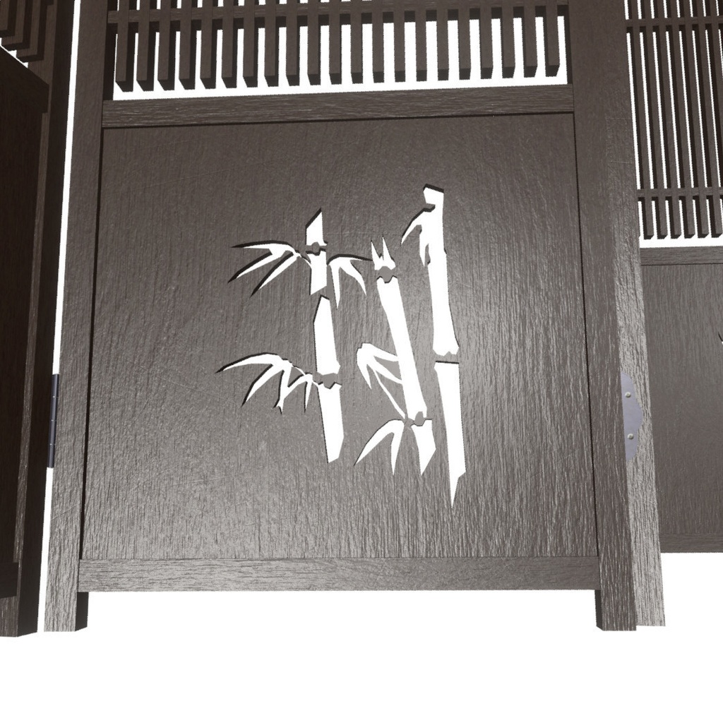 VRChat想定 パーテーション(四君子)