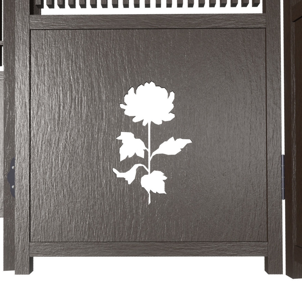 VRChat想定 パーテーション(四君子)