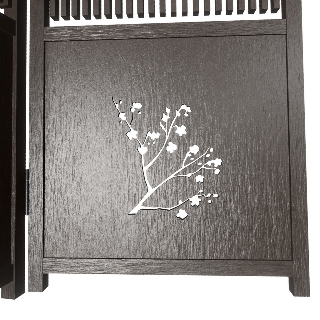 VRChat想定 パーテーション(四君子)