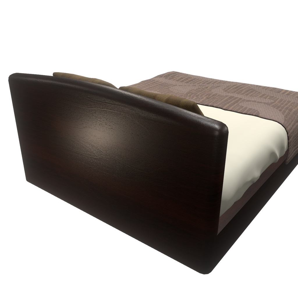 VRChat想定 クイーンサイズベッド