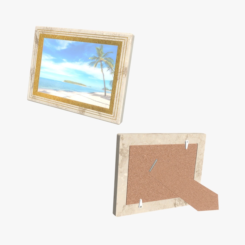 VRChat想定 棚付きベッド