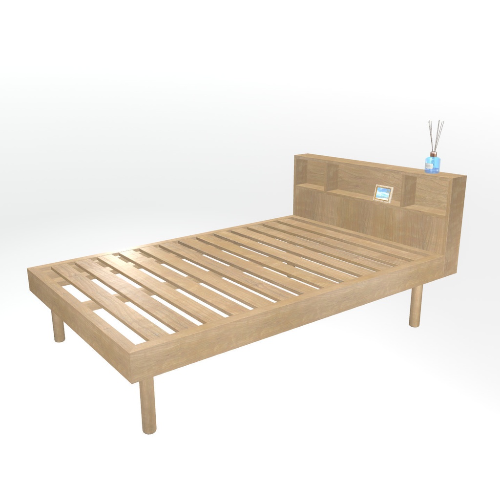 VRChat想定 棚付きベッド