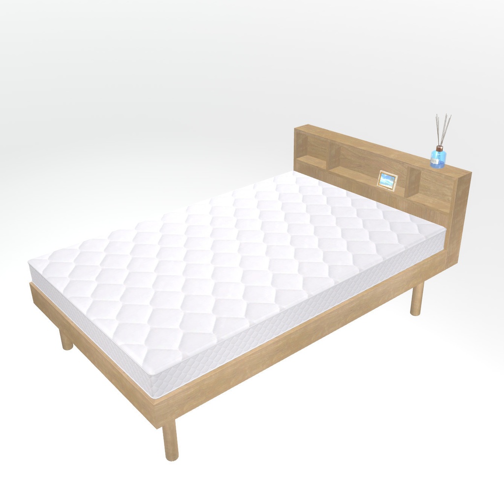 VRChat想定 棚付きベッド