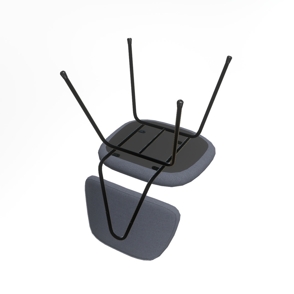 VRChat想定 テーブルチェアセット