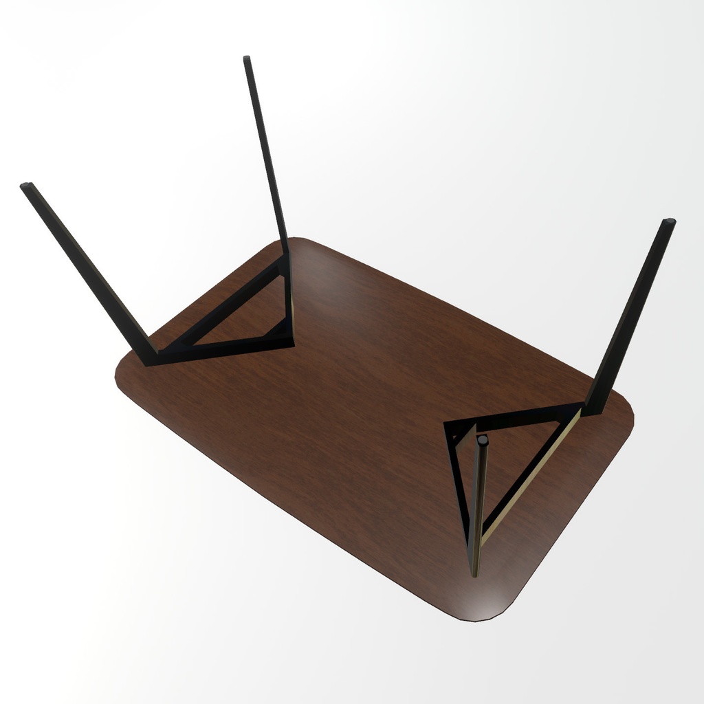 VRChat想定 テーブルチェアセット