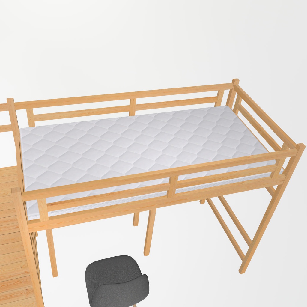 VRChat想定 ロフトベッド(木製)