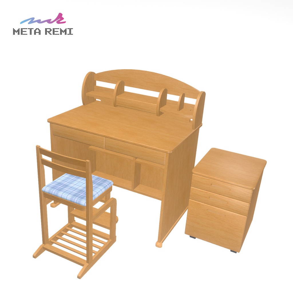 VRChat想定　勉強机