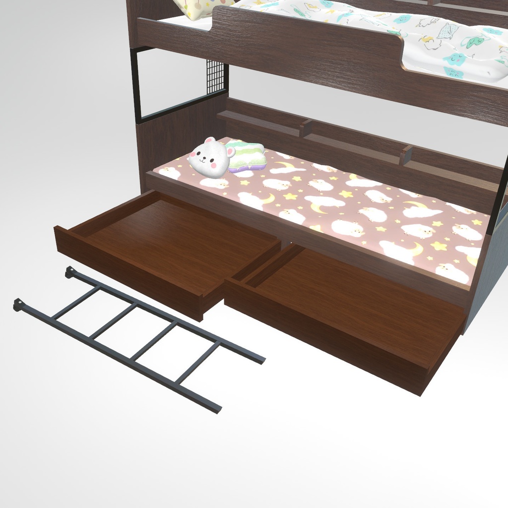 VRChat想定 子供用2段ベッド