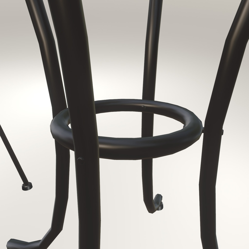 VRChat想定 カフェテーブルセット2