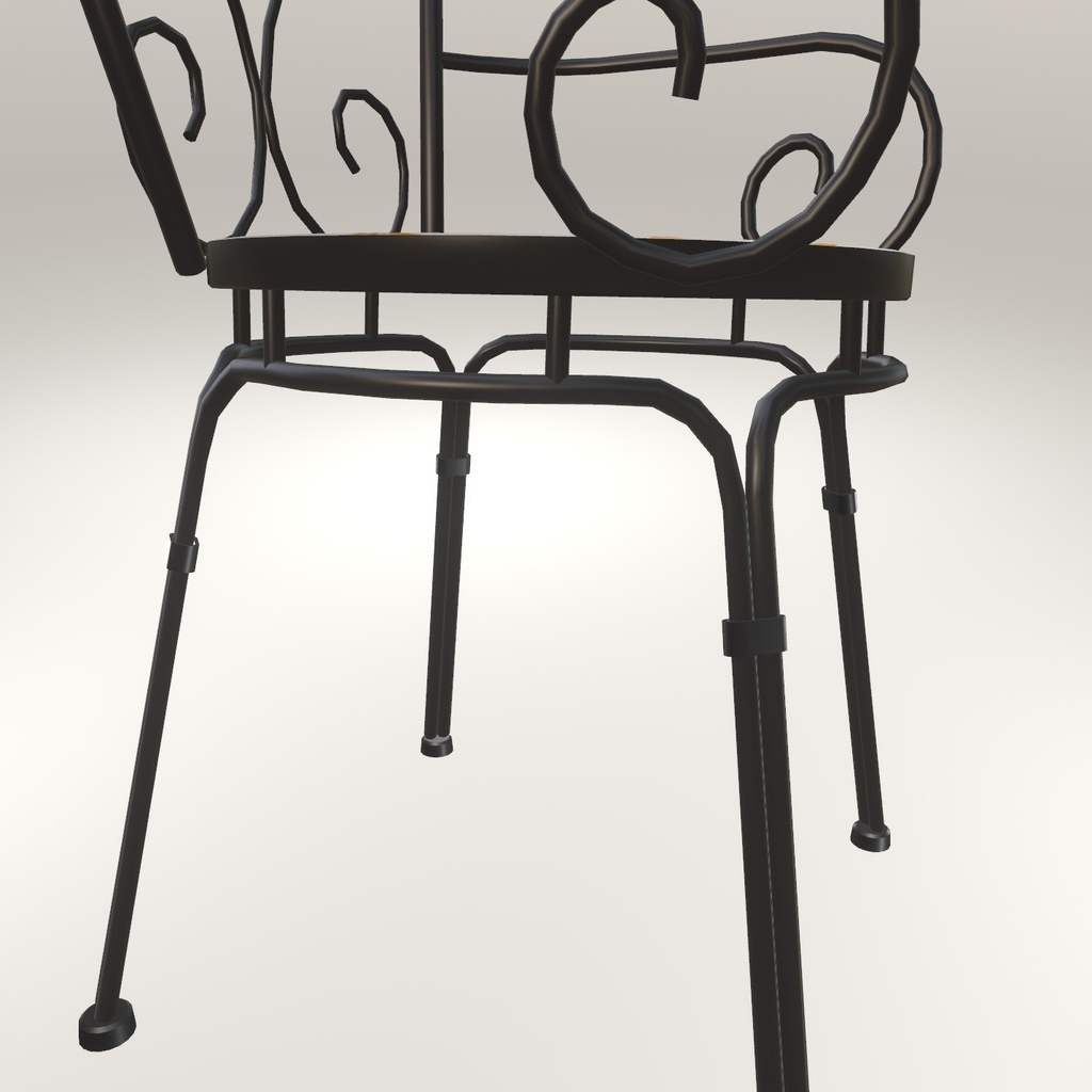 VRChat想定 カフェテーブルセット2