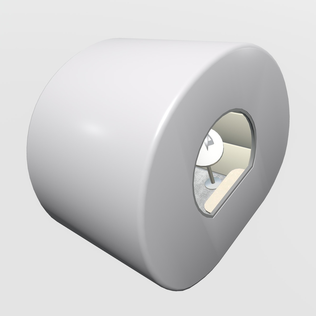 VRChat想定 集中ブース(ホワイト)