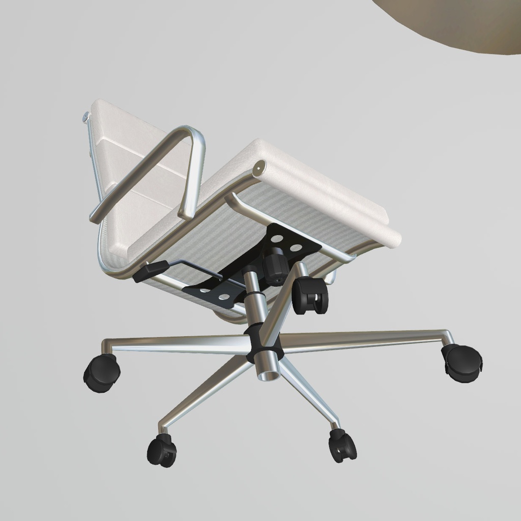 VRChat想定 集中ブース(ホワイト)