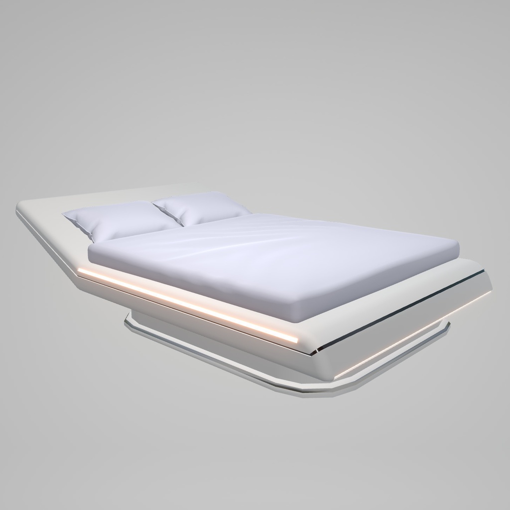 VRChat想定 近未来ベッドセット