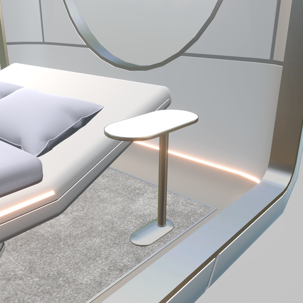 VRChat想定 近未来ベッドセット