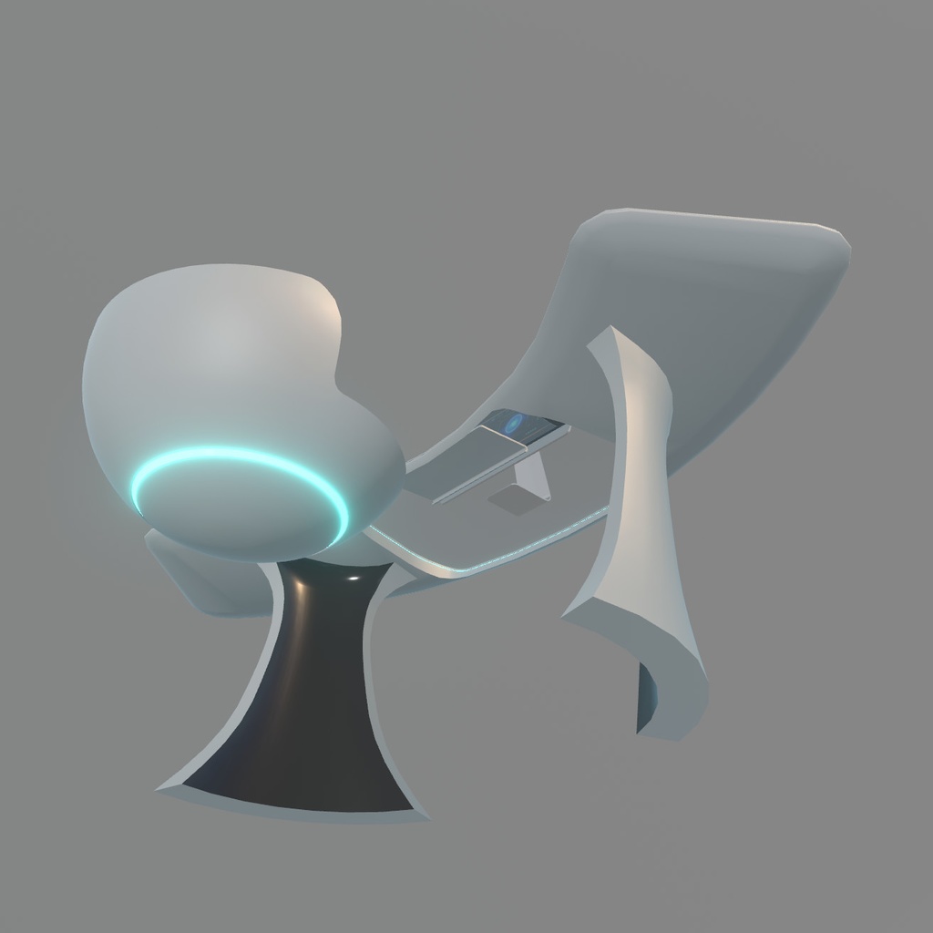 VRChat想定 近未来デスクセット