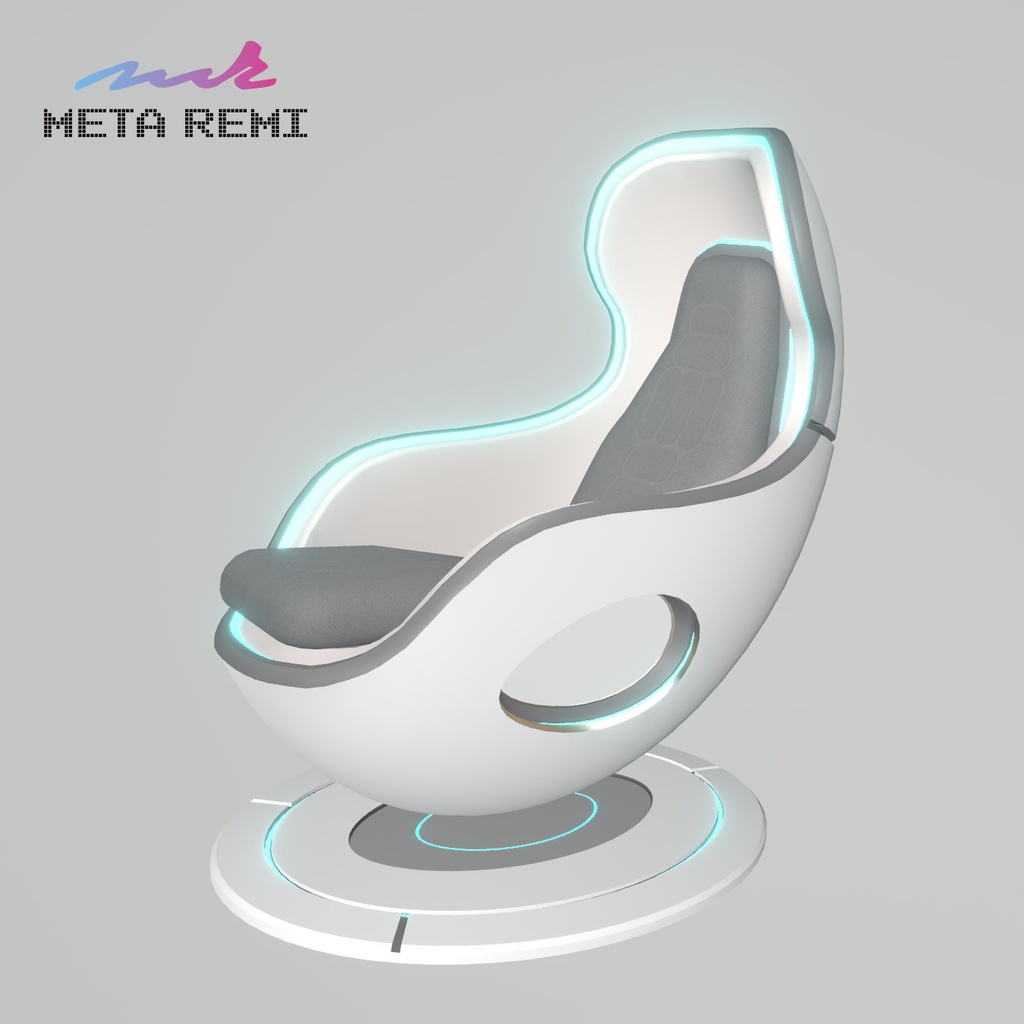 VRChat想定 近未来チェア