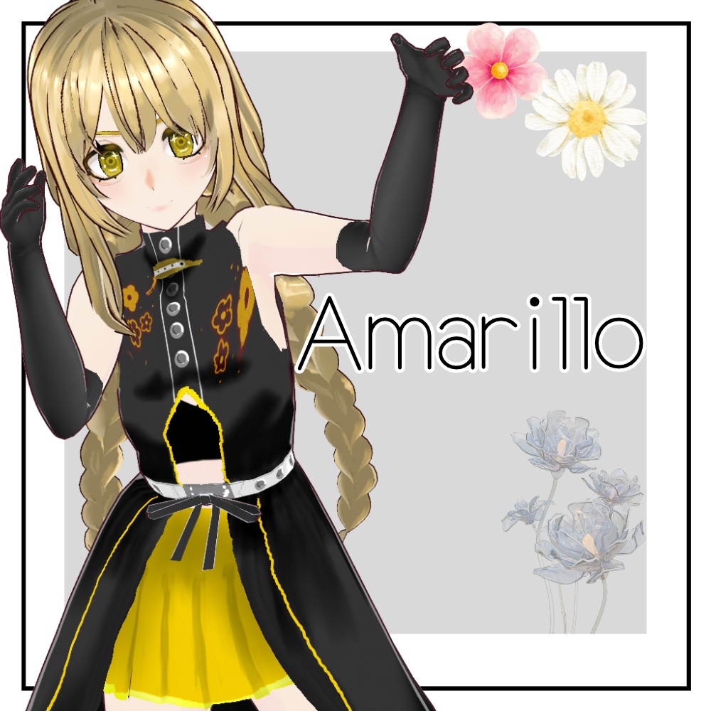 【VRM アバター / VRoid製】Amarillo　