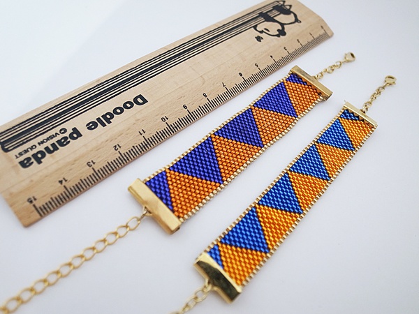 ジョセフ・承太郎ベルトバンダナ柄ビーズブレスレット