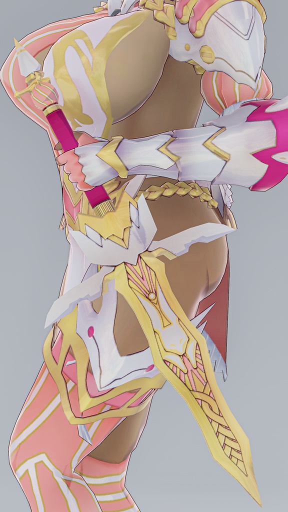 「褐色女騎士 ヴォーパリア」 - Vorpalia - オリジナル3Dモデル #e62f8b