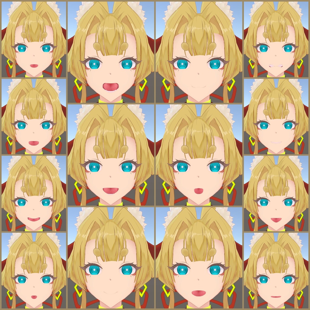 「お狐様女学生 稲荷原」 オリジナル3Dモデル 複数アバター対応衣装同梱 #e62f8b