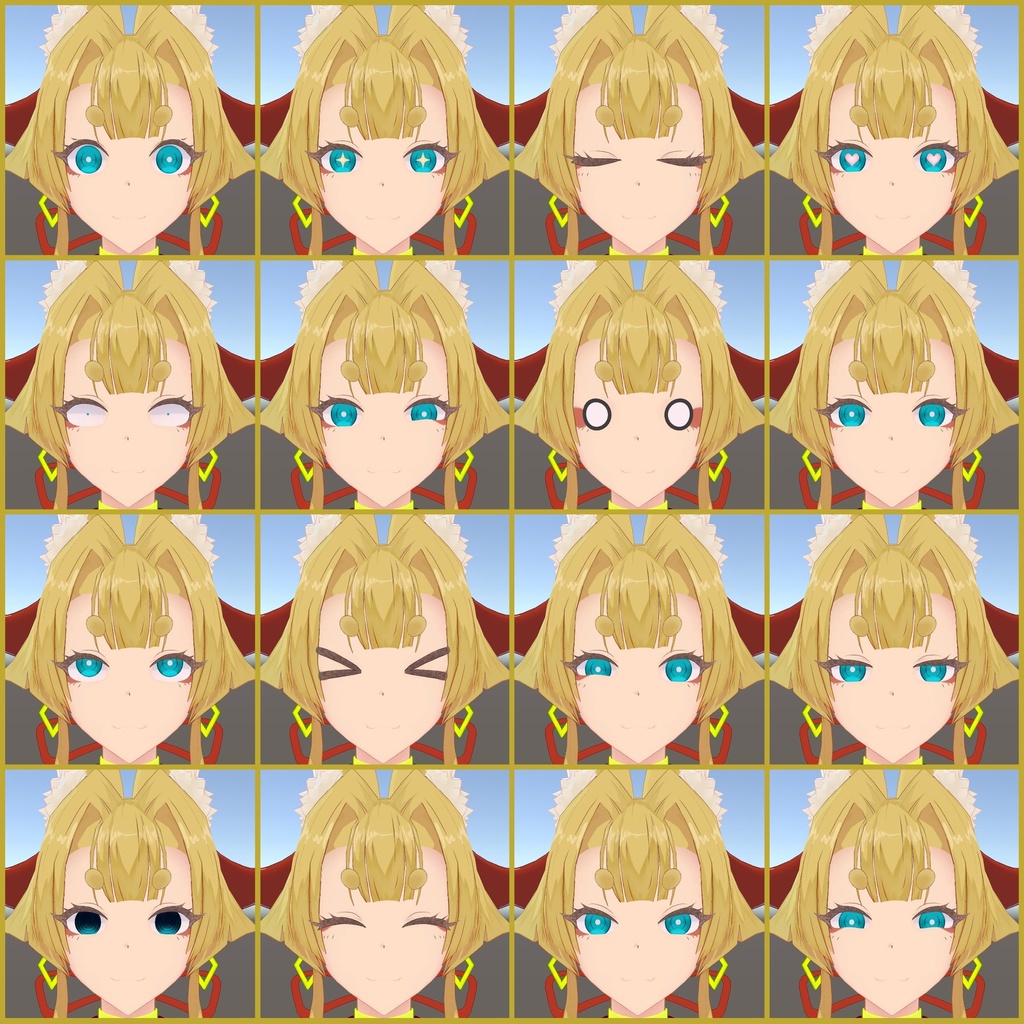 「お狐様女学生 稲荷原」 オリジナル3Dモデル 複数アバター対応衣装同梱 #e62f8b