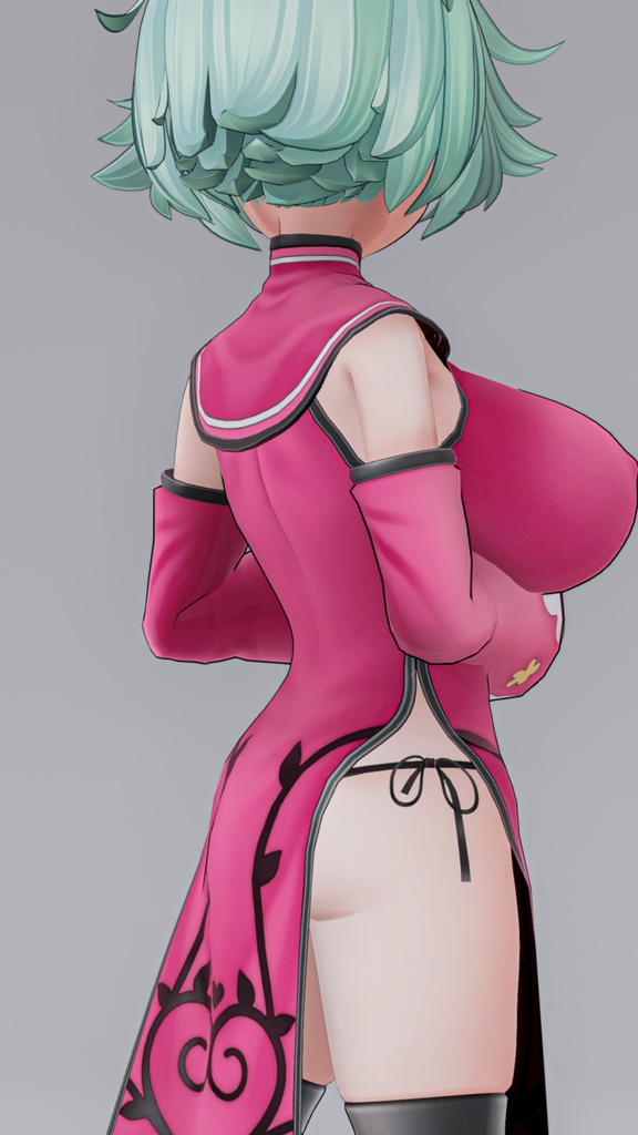 「チャイナ服のお姉さん リューフォア」 - Luhua - オリジナル3Dモデル #e62f8b