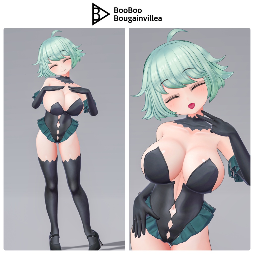 「チャイナ服のお姉さん リューフォア」 - Luhua - オリジナル3Dモデル #e62f8b