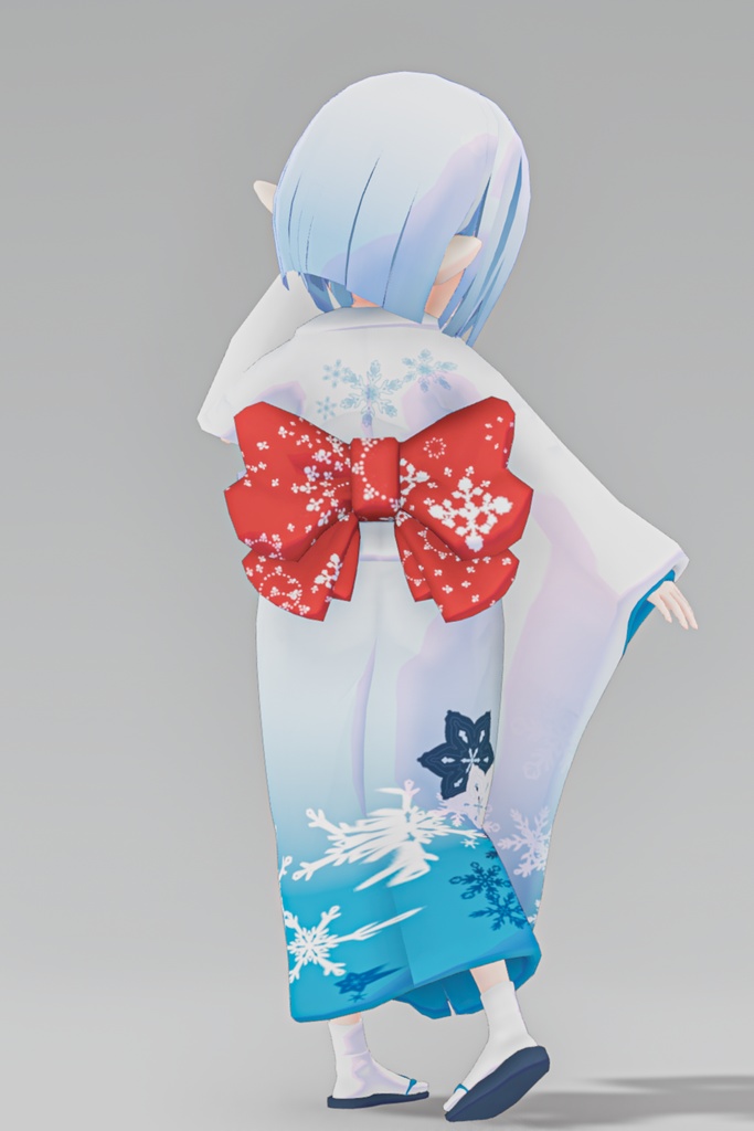 オリジナル3Dモデル 鬼山燈、鬼谷晶 #e62f8b