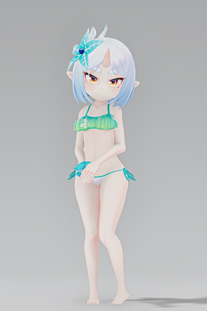 オリジナル3Dモデル 鬼山燈、鬼谷晶 #e62f8b