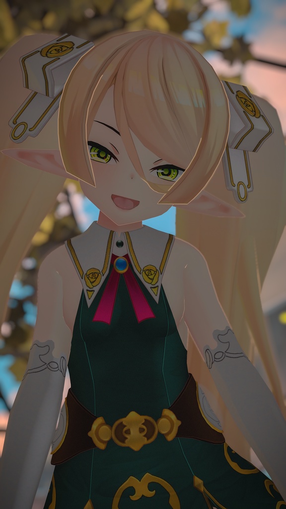 「エルフの森のメース」 - Maca of the Elven Forest - オリジナル3Dモデル #e62f8b