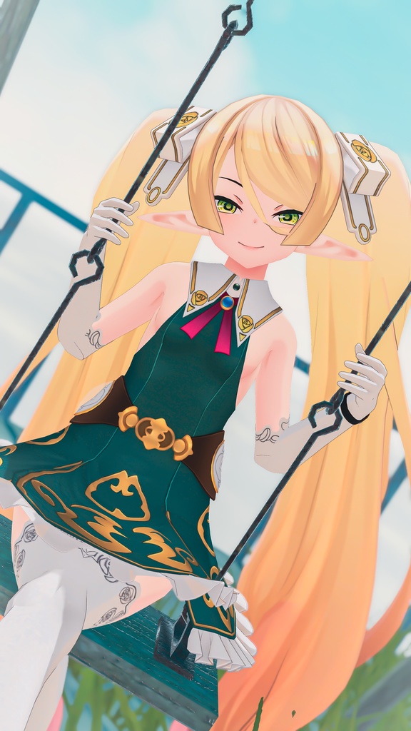 「エルフの森のメース」 - Maca of the Elven Forest - オリジナル3Dモデル #e62f8b