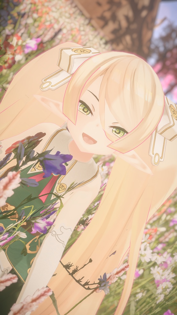 「エルフの森のメース」 - Maca of the Elven Forest - オリジナル3Dモデル #e62f8b