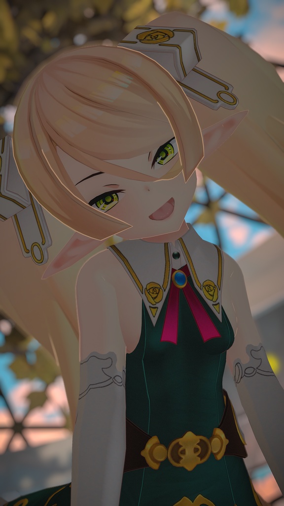 「エルフの森のメース」 - Maca of the Elven Forest - オリジナル3Dモデル #e62f8b