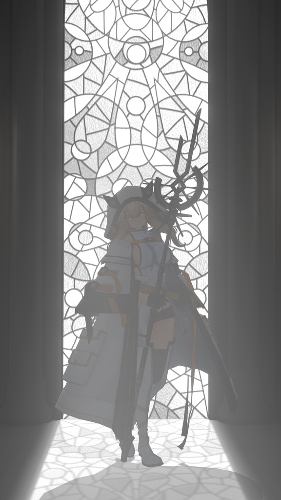 「銀髪の魔女 ストレーラ」 - The Silver Haired Witch Strela - オリジナル3Dモデル #e62f8b