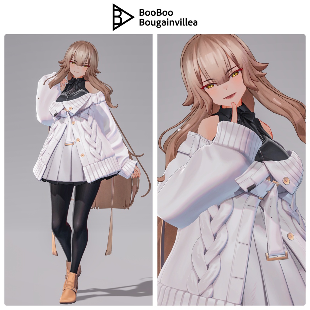 「銀髪の魔女 ストレーラ」 - The Silver Haired Witch Strela - オリジナル3Dモデル #e62f8b