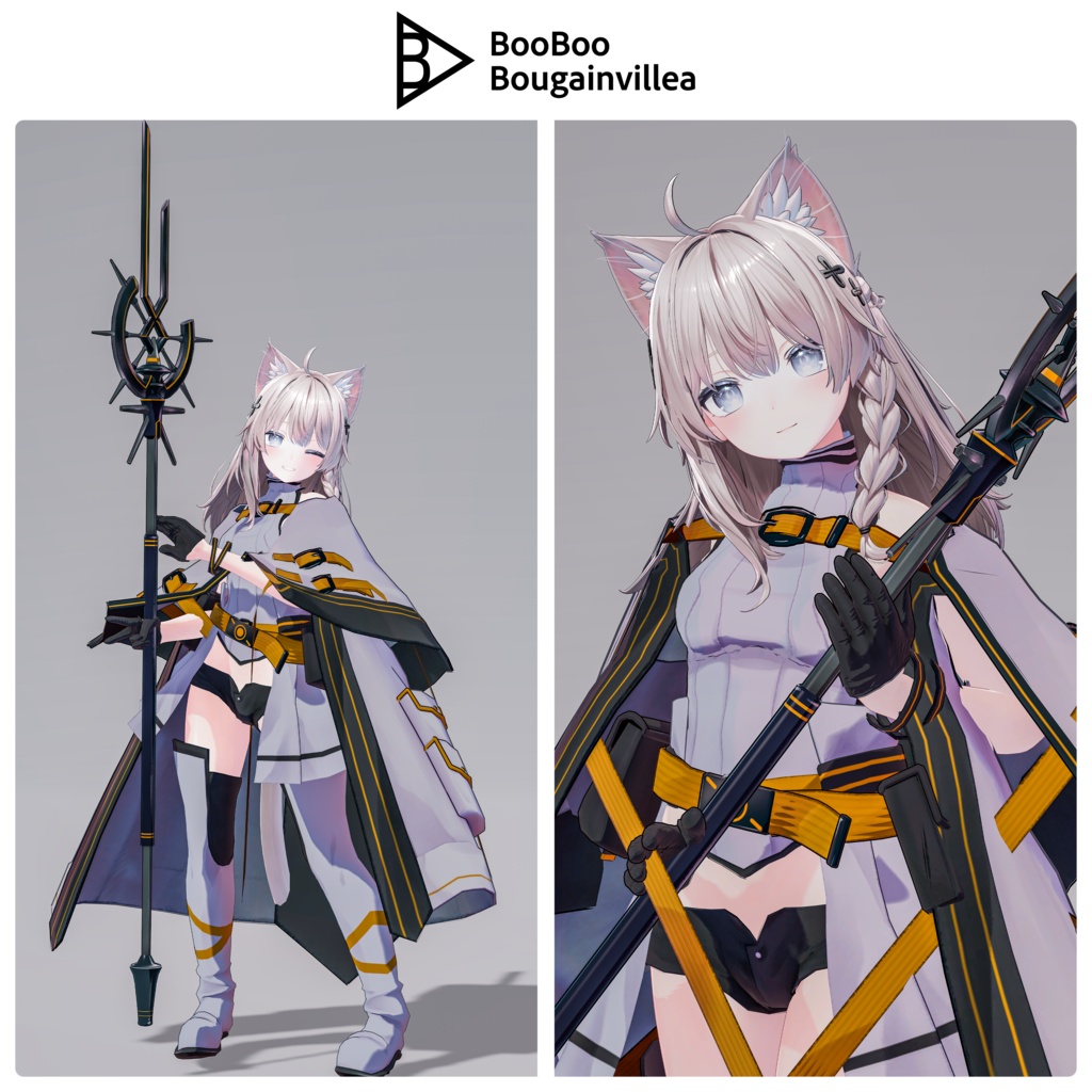 「銀髪の魔女 ストレーラ」 - The Silver Haired Witch Strela - オリジナル3Dモデル #e62f8b