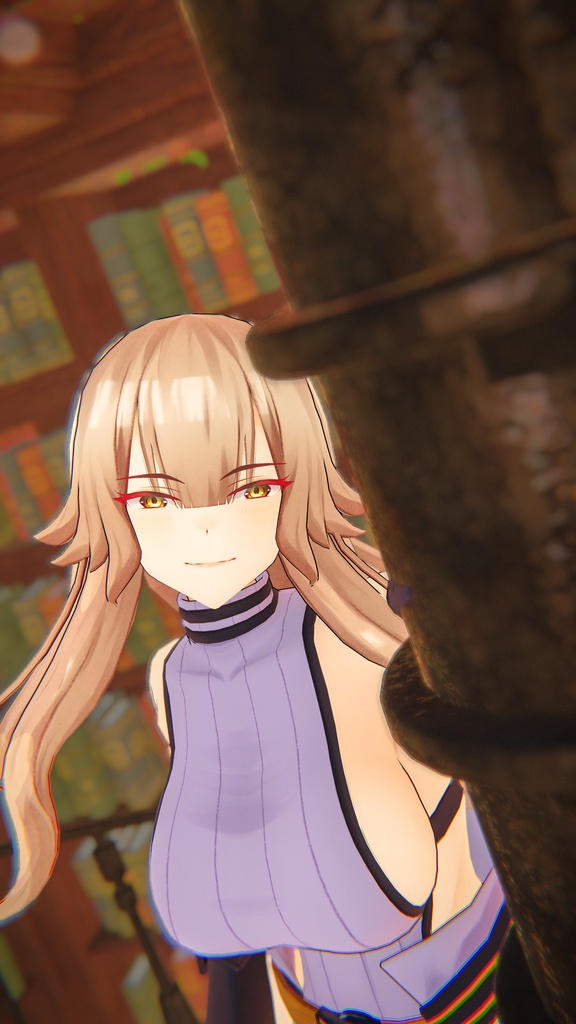 「銀髪の魔女 ストレーラ」 - The Silver Haired Witch Strela - オリジナル3Dモデル #e62f8b